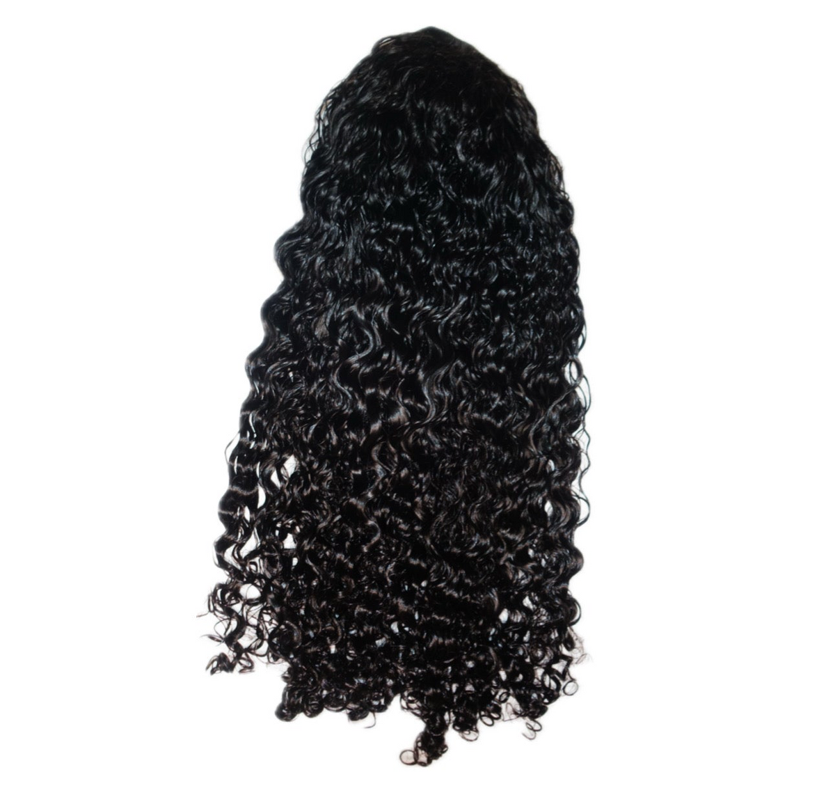 Deep pixie curl half wig